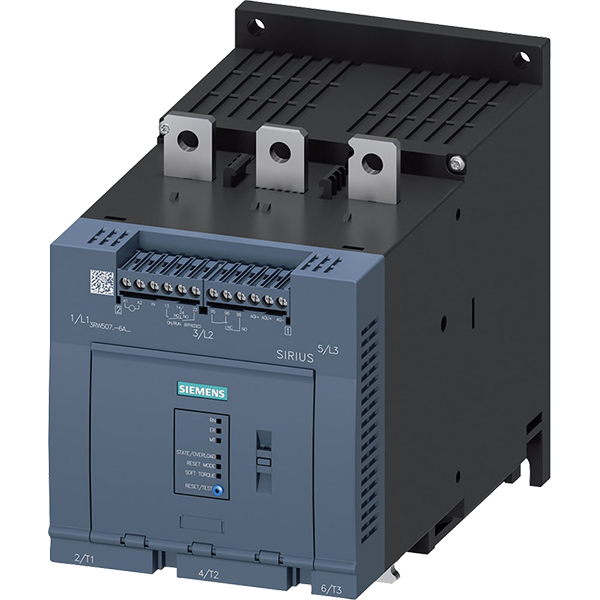 3RW50 Series Soft Starter, Two-phase, 40HP-200V, 50HP-230V, 150HP-460V, 186 FLA