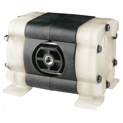 Lutz AODD Pump 1/4" NPT connections, Nylon fluid chambers, Nitrile O-rings, 0 - 4.3 GPM (LJNGT-B1/4)