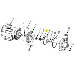 AMT Pump Repair Part Shim Set 7/16 X 5/8 SS .030 (1806-044-90)