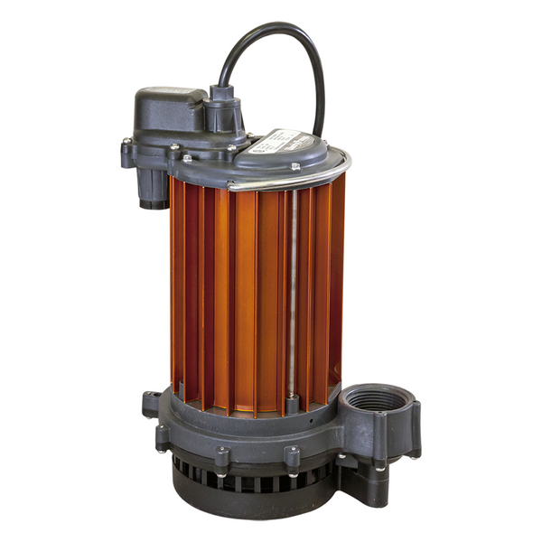 Liberty 450, 52 GPM, 1/2 HP Manual Aluminum Submersible Sump Pump, 115v, 1 Phase, 10 ft Cord