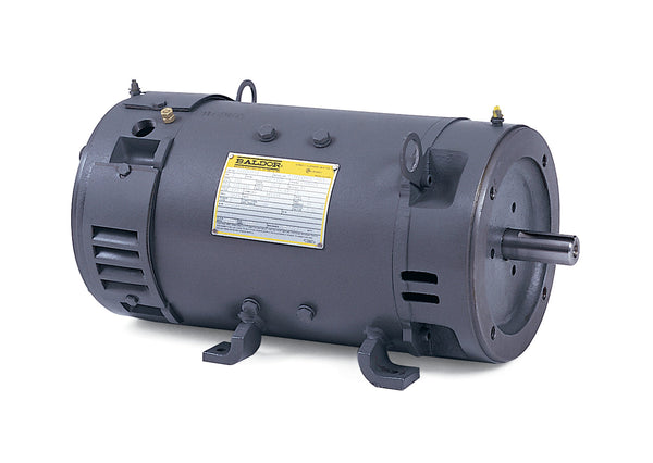 Baldor CD2005P-2 - 5HP, 1750/2300RPM, DC, L186ATC, DPFG, TOD - Round Frame Motors