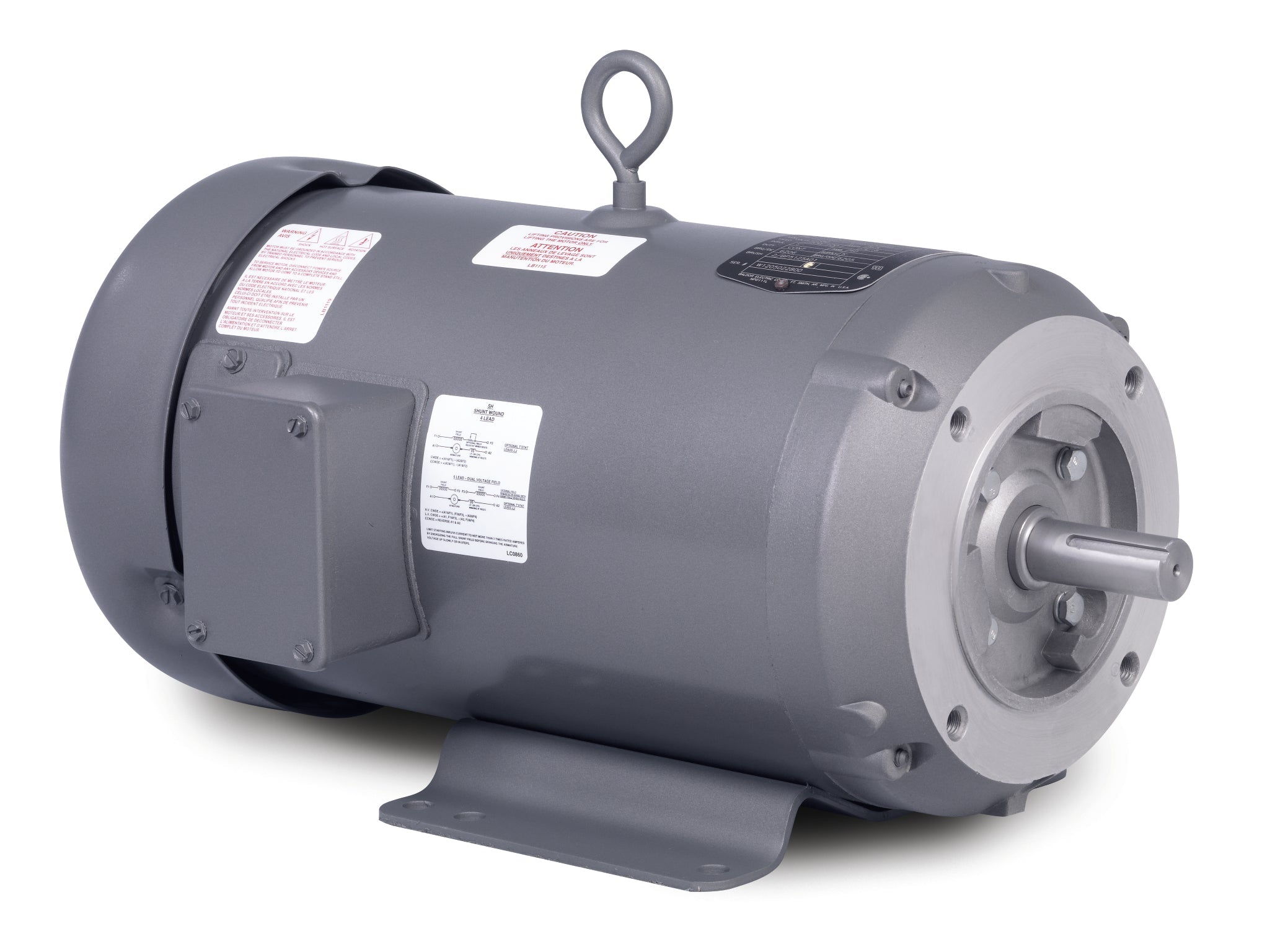 Baldor CD6203 - 3HP, 1750RPM, DC, 184TC, 3668D, TEFC, F1, N - Fractional HP Motors