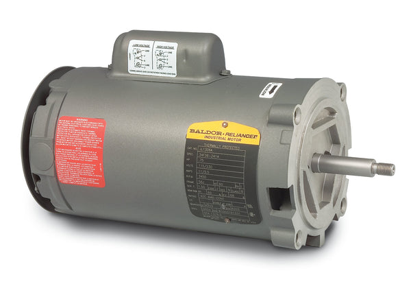 Baldor JL1309A - 1HP, 3450RPM, 1PH, 60HZ, 56J, 3428L, OPEN, F1, N - 56J Jet Pump Motors