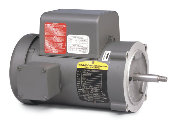 Baldor JL3516A - 2HP, 1730RPM, 1PH, 60HZ, 56J, 3536LC, TEFC, F1 - 56J Jet Pump Motors