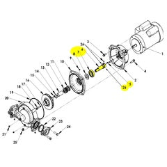 AMT Pump Repair Part Stub Shaft with Set Screws Kit (5860-140-90)