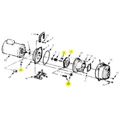 AMT Pumps Repair Part Impeller 1.50HP 3PH (379C-011-98)