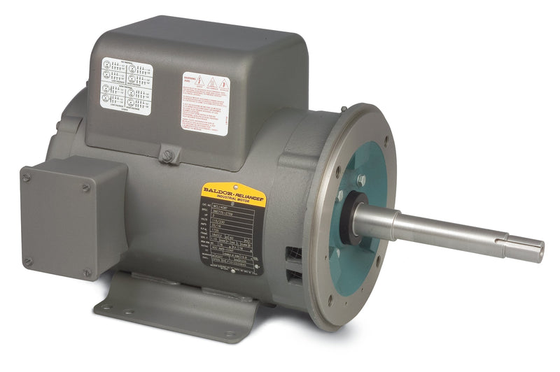 Baldor WCL1409T - 5HP, 3450RPM, 1PH, 60HZ, 184TCZ, 3634L, OPEN - JM,JP,WCP Close Coupled Motors