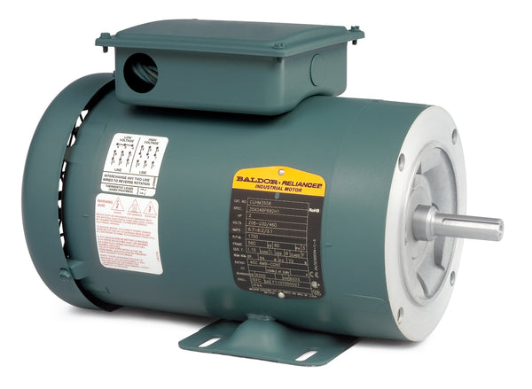 Baldor CUHL3518 - .5/.37KWHP, 1740RPM, 1PH, 60HZ, 56C, 3518LC, T - General Unit Handling Motors
