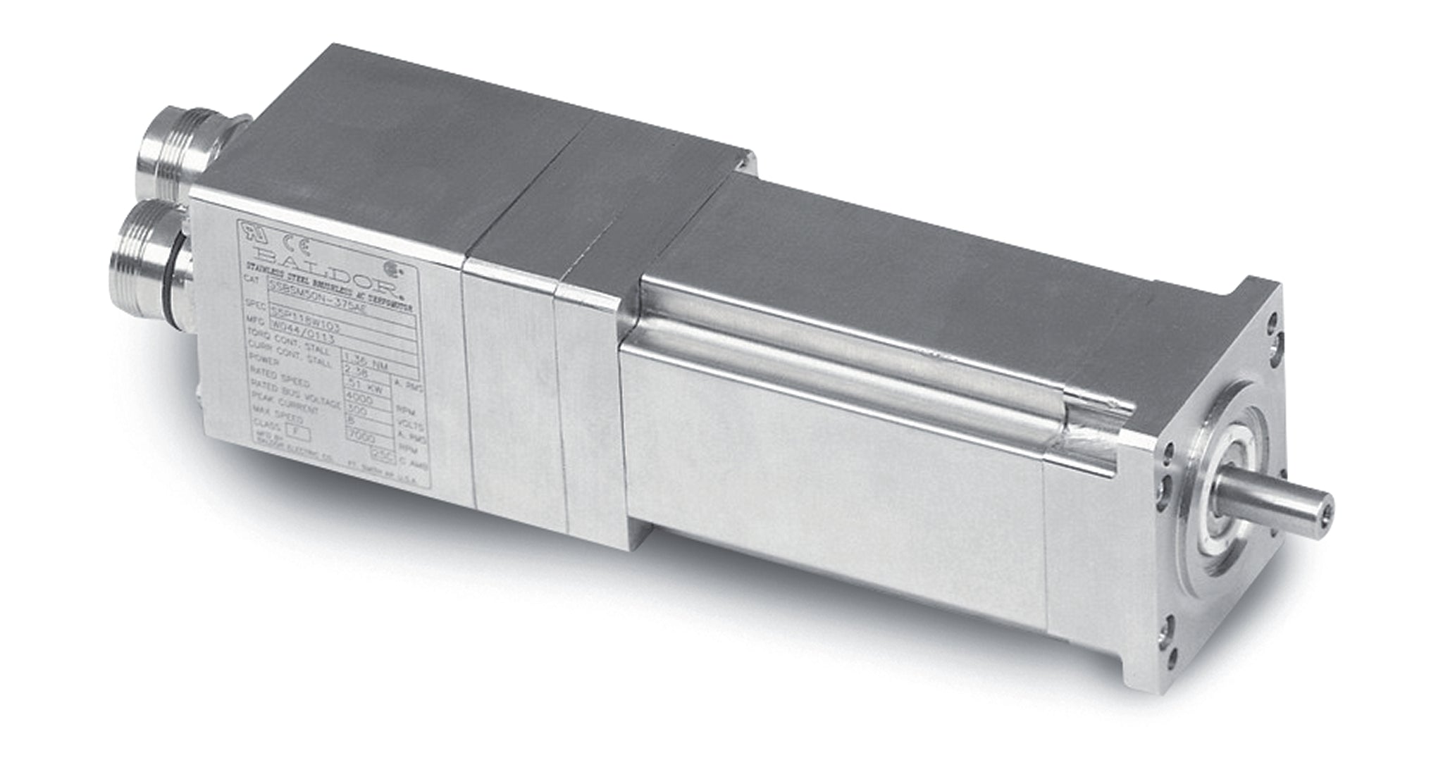Baldor SSBSM63N-375CA - SSBSM63N-375CA     T'STAT,  RESOLVER - AC Brushless Stainless Steel Servo Motors