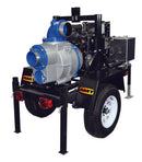 AMT 6" x 24 HP Trash Pump w/trailer