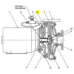 Pump Repair Kit VENT & PET COCK KIT (420A-170-90)