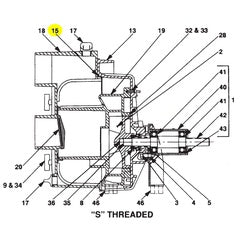 AMT Pump Repair Part O-RING EPDM for 2S5P & 3S5P Self Priming Pumps (12-133)