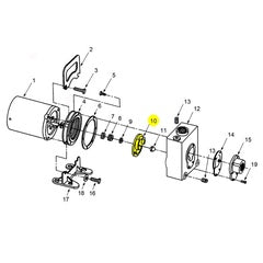 AMT Pump Repair Part 281E Impeller 3.00HP 3PH (1496-002-02)