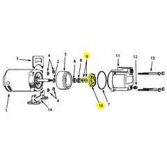 AMT Pump Repair Part 285E1/3XCI Impeller Subgrouping (2851-010-95)