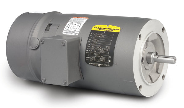 Baldor VEBNM3538 - .5HP, 1775RPM, 3PH, 60HZ, 56C, 3514M, TENV, F1 - Short-Series Brake Motors