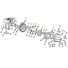 AMT Pump Repair Part Shaft Key .1875/.1855 X 1 Inch (1517-000-00)