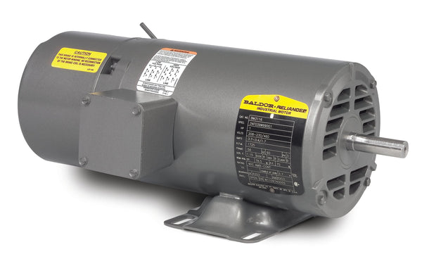 Baldor BM3116 - 1HP, 1725RPM, 3PH, 60HZ, 56, BRAKE, 3424M, OPEN - Short-Series Brake Motors