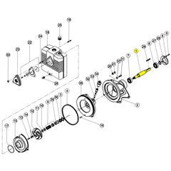 Barnes Pumps Repair Part Number SHAFT, SS, 1.625" OD, 11.850" LG (033756)