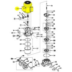 AMT Pump Repair Part 1.5HP 3PH 230/460V (1627-329-00)