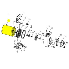 AMT Pump Repair Part 3.00HP 3PH 208-230/460VAC ODP 56J Motor (1626-027-00)