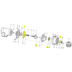 AMT Pump Repair Part Gasket Buna JM Trash (394A-300-90)