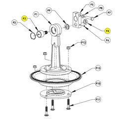 AMT Pump Repair Kit Plunger Bearing Kit for 3" Diaphragm Pumps (2138-000-90)