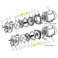 AMT Pump Repair Part Seal Assy 0.63 EPR/CAR/CER TYPE 21 (1642-421-00)