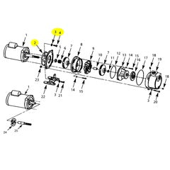 Gorman-Rupp Pump Repair Part Adapter XCI E Subgrp (4780-031-95)