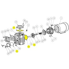 AMT Pump Repair Part BUNA Gasket/O-Ring Subgroup Kit (4870-300-90)
