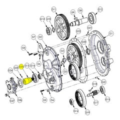 AMT Pumps Repair Part Input Pinion 0.625 Keyed 56C-MBV (3370-123-00)