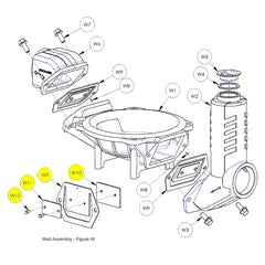 AMT Pump Repair Part Flapper Valve Assembly 3" Diaphragm Pump (3354-070-90)
