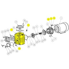 AMT Pump Repair Part Casing XCI 4X4 (4870-002-95)