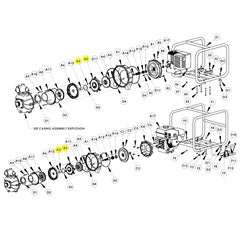 AMT Pump Repair Part Diffuser XCI 9HP (2MPX-158-95)