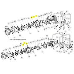 AMT Pump Repair Part Bracket XA for 5/6HP Engine Driven Pump (2MP5-030-96)