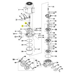 AMT Pump Repair Part 12MM Shaft Seal Assembly with O-Ring (5900-300-00)