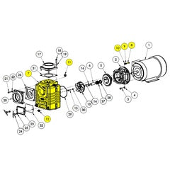 AMT Pump Repair Part Casing XCI 4X4 (4870-001-95)