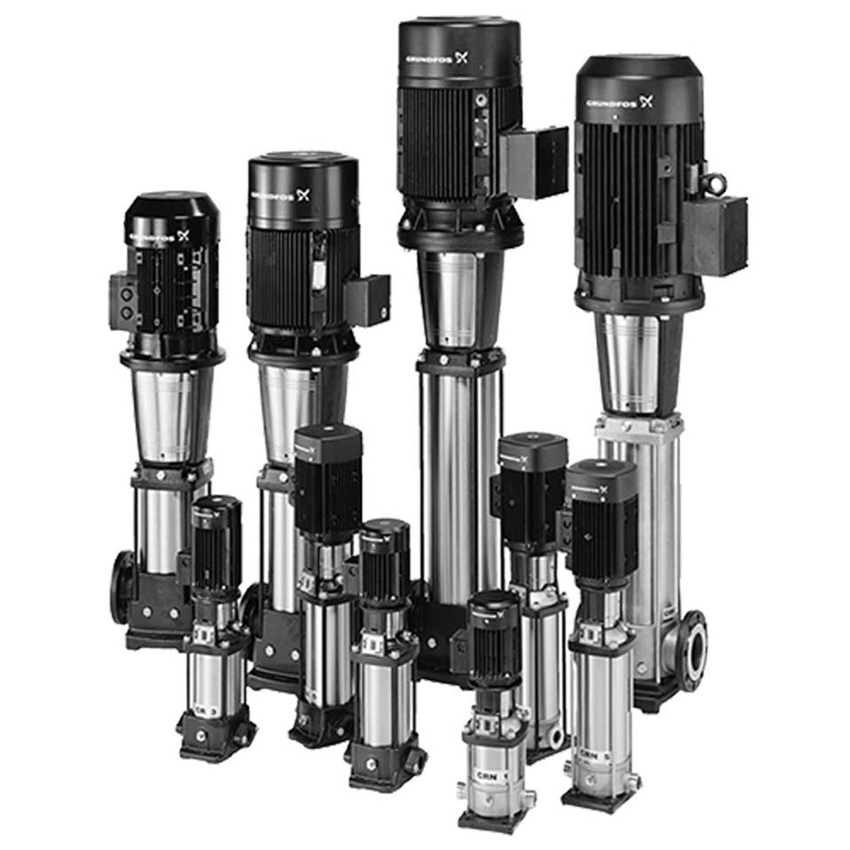Grundfos 93269239 CRE Series Vertical Multistage Pump & Motor With Integrated Frequency Converter