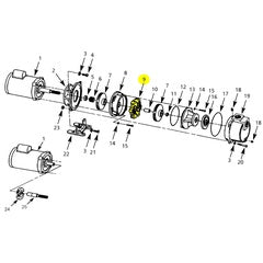 AMT Pump Repair Kit Diffuser Crossover Kit (4780-155-95)