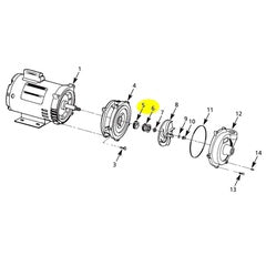 AMT Pump Repair Part Seal Subgrp Kit 5/8" VITON (1640-161-91)