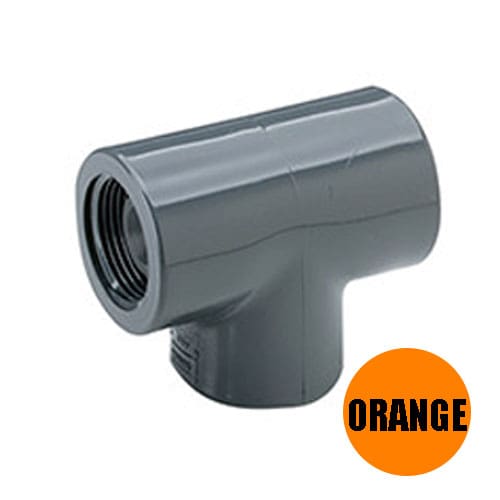 AquaMatic 544-5 – 1.50 NPT PVC Ejector Orange - Fluid Ejectors