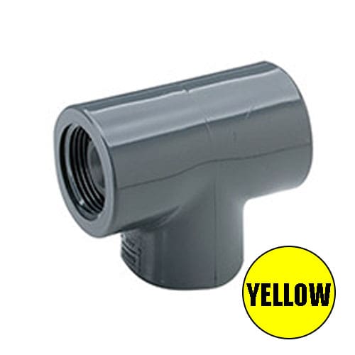 AquaMatic 544-4 – 1.50 NPT PVC Ejector Yellow - Fluid Ejectors
