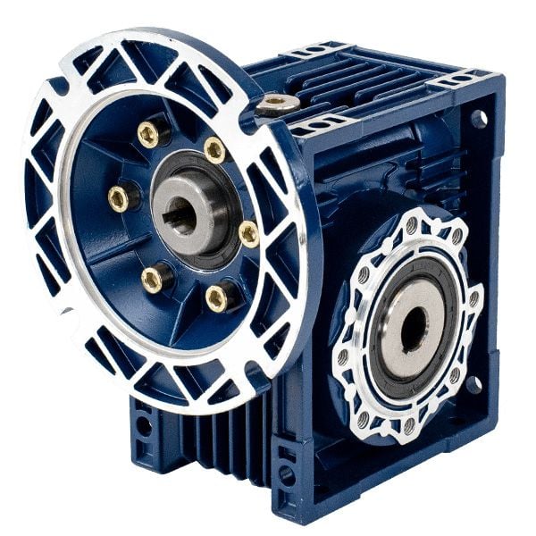 Aluminum Worm Gear Reducer, Box Size 90, 7.5:1 Ratio, 112B14 IEC Input Flange