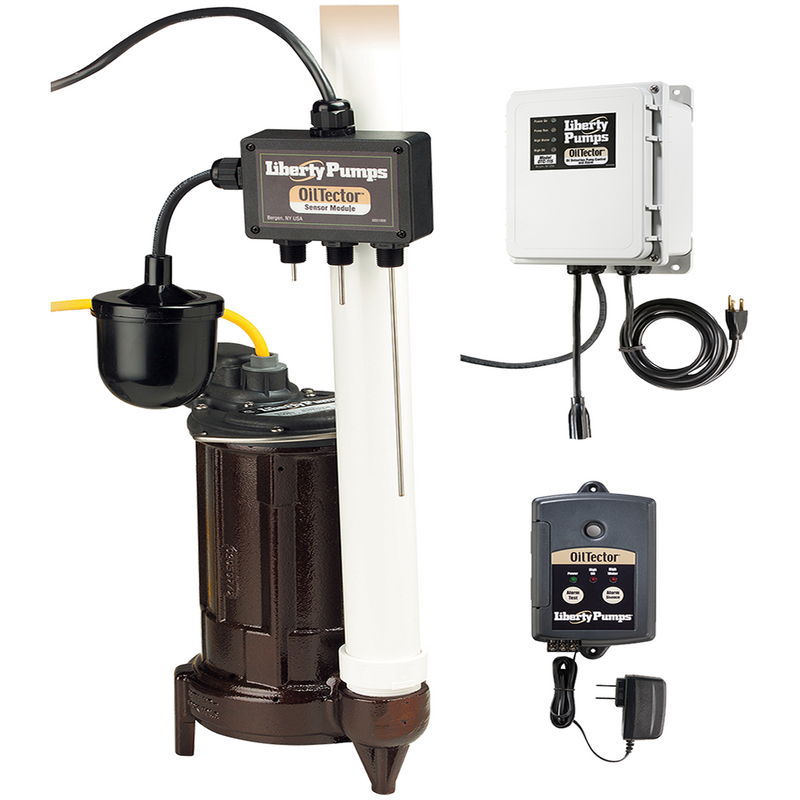 Liberty ELV290S, Elevator Sump Pump System w/OilTector, No Alarm, 3/4 HP, 115 Volts, 1 Phase, 25 ft Cord