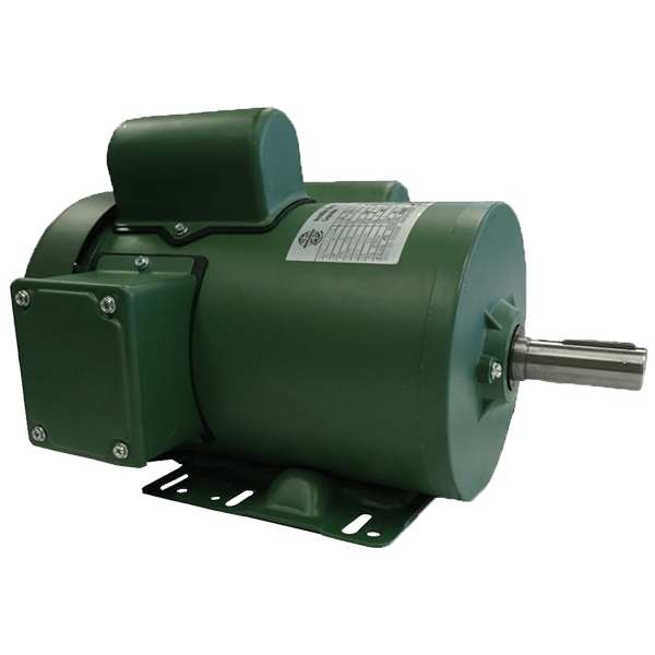 Farm Duty Motor, 2 HP, 1800 RPM, 115/230V, 56HZ Frame, Rigid Base