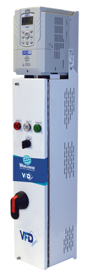 WDFC VFD Bypass Panel, 3 HP (VT), 12 Amps, 2 Contactor, 230 V, Fused, Size 1