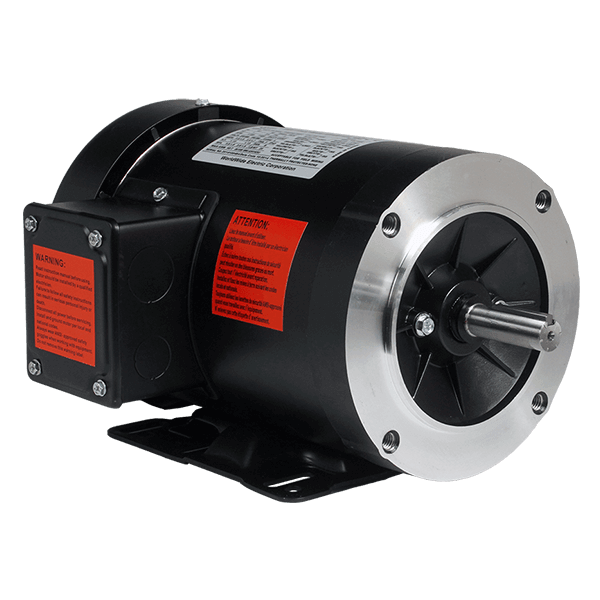 Jet Pump Motor, 2 HP, 3600 RPM, 230/460V, 56C Frame, C-Face with Removable Base