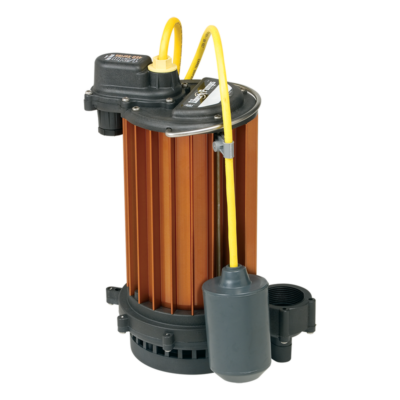 Liberty HT453-2, 1/2 HP Automatic Aluminum High Temperature Submersible Sump Pump HT, 115v, 25 ft Cord, 1 Phase, 1-1/2" Discharge, Automatic