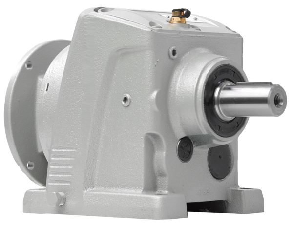 Inline Helical Gear Reducer, Box Size 47, 10:1 Ratio, 182/4TC Frame
