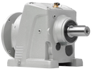 Inline Helical Gear Reducer, Box Size 57, 15:1 Ratio, 143/5TC Frame