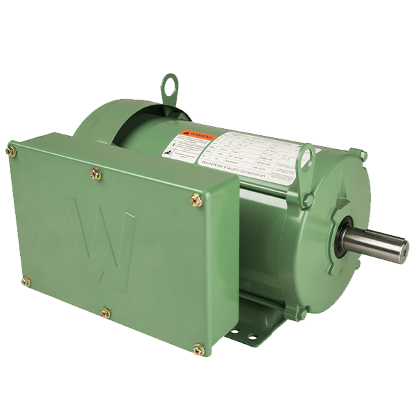 Farm Duty Motor, 3 HP, 1800 RPM, 230V, 184T Frame, Rigid Base